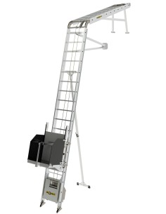 Elevador de escadas elétrico para painéis solares e materiais de 250 kg