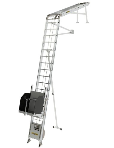 Elevador de escadas elétrico para painéis solares e materiais de 250 kg