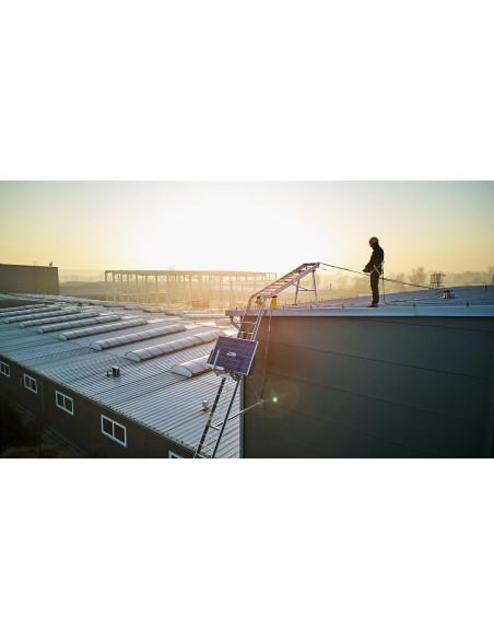 Elevador de escadas elétrico para painéis solares e materiais de 250 kg e 12 mts altura