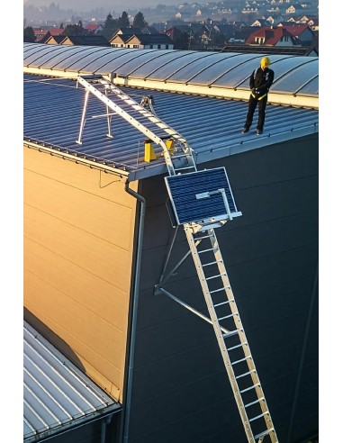 Elevador de escalera eléctrico para 250 kg paneles solares y materiales y 12 mts altura