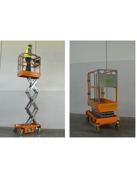 AXO LIFT P300 | Plataforma elevatória compacta e segura