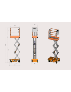 Plataforma elevadora de tijera AXO LIFT P300 2