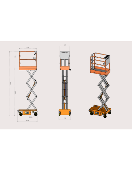 AXO LIFT P300 | Plataforma Elevadora Compacta y Segura