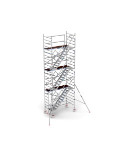 Torre da escada 135 x 250 x 8,2 m de altura de trabalho