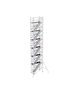 Torre da escada 135 x 250 x 14,2 m de altura de trabalho