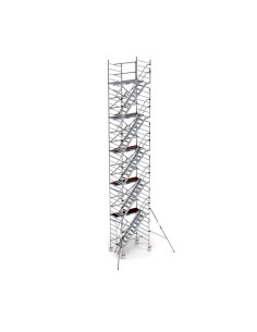 Torre andaime da escada 135 x 190 x 12,2 m de altura de trabalho