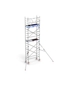 Torre de Andaime PRO NEW 75x190 em Alumínio - 7,20 m Altura de Trabalho