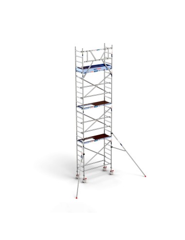 Torre Andamio PRO NEW 75x190 de Aluminio - 8,20 m Altura de Trabajo