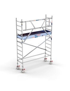 Torre Andamio PRO NEW 75x250 de Aluminio - 4,20 m Altura de Trabajo