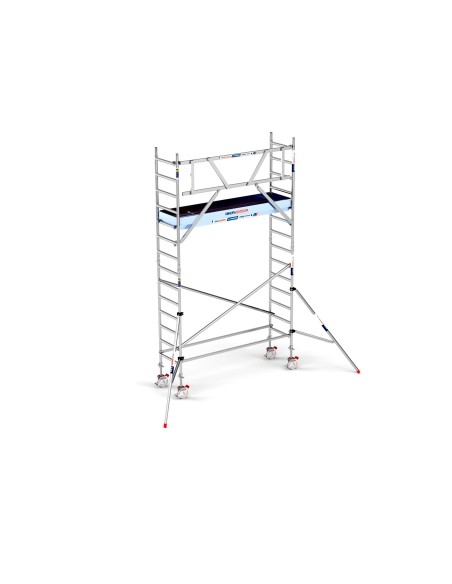 Torre Andamio PRO NEW 75x250 de Aluminio - 5,20 m Altura de Trabajo