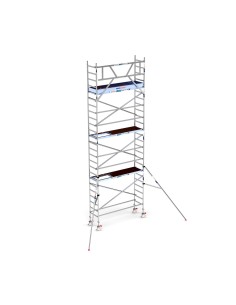 Torre Andamio PRO NEW 75x250 - 8,20m Trabajo | Aluminio