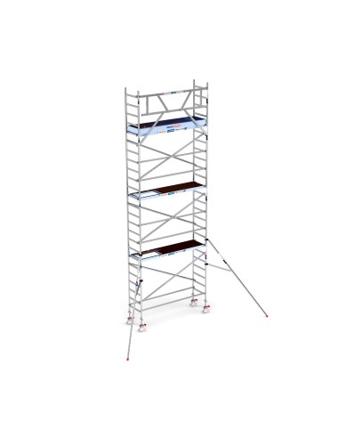 Torre Andaime PRO NEW 75x250 - 8,20m Trabalho | Alumínio