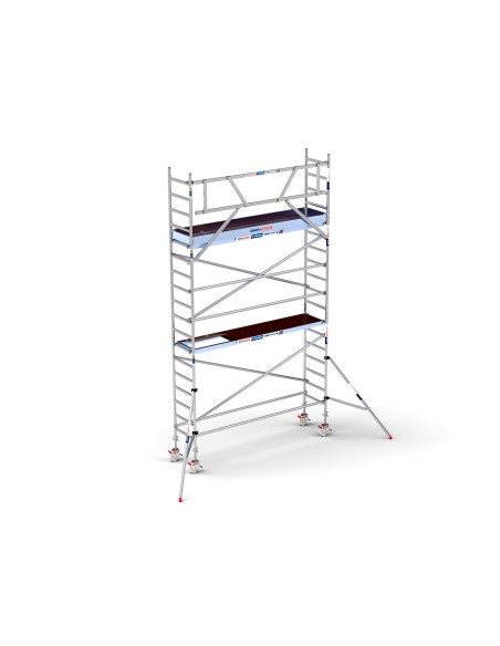 Torre Andamio PRO NEW 75x305 de Aluminio - 6,20 m Altura de Trabajo