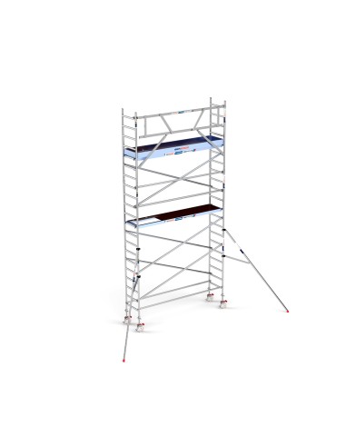 Torre Andamio PRO NEW 75x305 de Aluminio - 7,20 m Altura de Trabajo