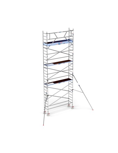 Torre Andamio PRO NEW 75x305 de Aluminio - 9,20 m Altura de Trabajo
