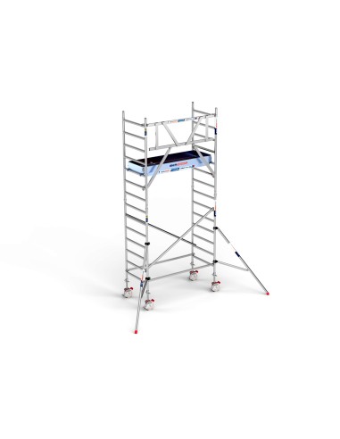 Torre de Andaime PRO NEW 90x190 em Alumínio - 5,20 m Altura de Trabalho