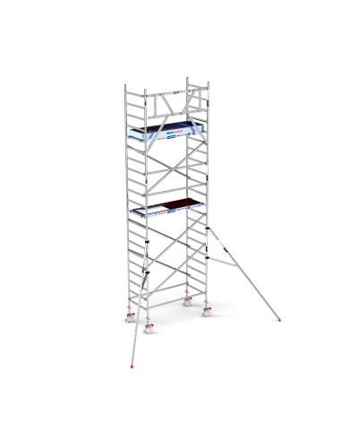 Torre Andamio PRO NEW 90x190 de Aluminio - 7,20 m Altura de Trabajo