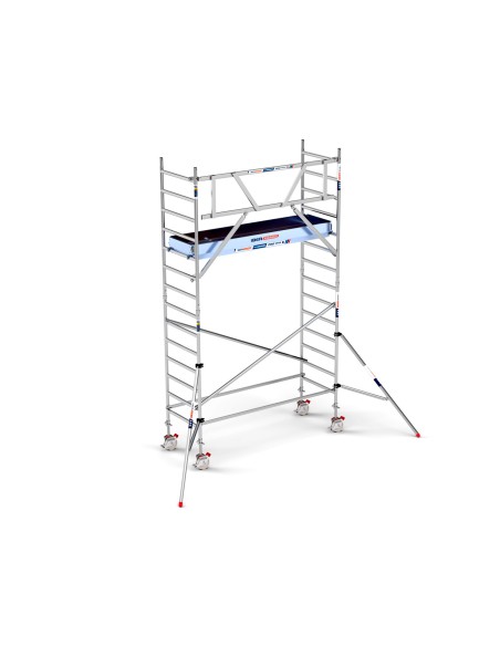 Torre Andamio PRO NEW 90x250 de Aluminio - 5,20 m Altura de Trabajo
