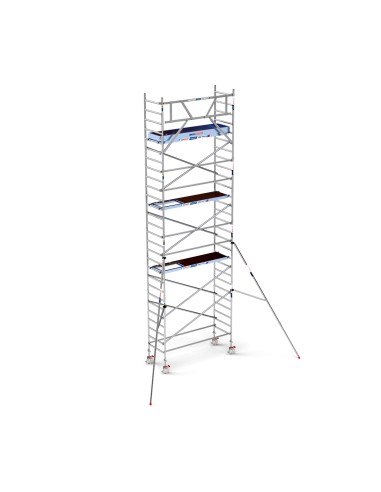 Torre Andamio PRO NEW 90x250 de Aluminio - 10,20 m Altura de Trabajo