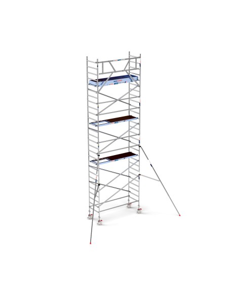 Torre Andamio PRO NEW 90x250 de Aluminio - 10,20 m Altura de Trabajo