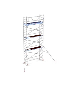 Torre de Andaime PRO NEW 90x305 em Alumínio - 8,20 m Altura de Trabalho