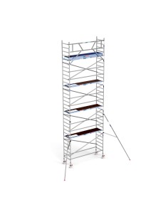 Torre de Andaime PRO NEW 90x305 em Alumínio - 10,20 m Altura de Trabalho