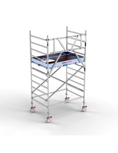 Torre Andamio PRO NEW 135x190 de Aluminio - 4,20 m Altura de Trabajo