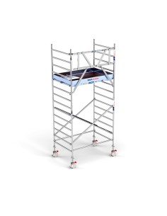 Torre de Andaime PRO NEW 135x190 em Alumínio - 5,20 m Altura de Trabalho