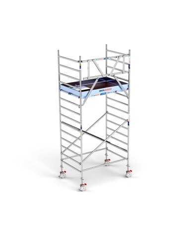 Torre de Andaime PRO NEW 135x190 em Alumínio - 5,20 m Altura de Trabalho