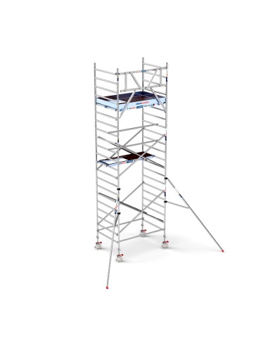 Torre Andamio PRO NEW 135x190 de Aluminio - 7,20 m Altura de Trabajo