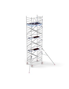Torre de Andaime PRO NEW 135x190 em Alumínio - 8,20 m Altura de Trabalho