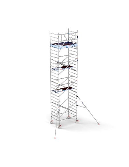 Torre de Andaime PRO NEW 135x190 em Alumínio - 9,20 m Altura de Trabalho