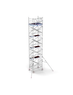 Torre de Andaime PRO NEW 135x190 em Alumínio - 10,20 m Altura de Trabalho