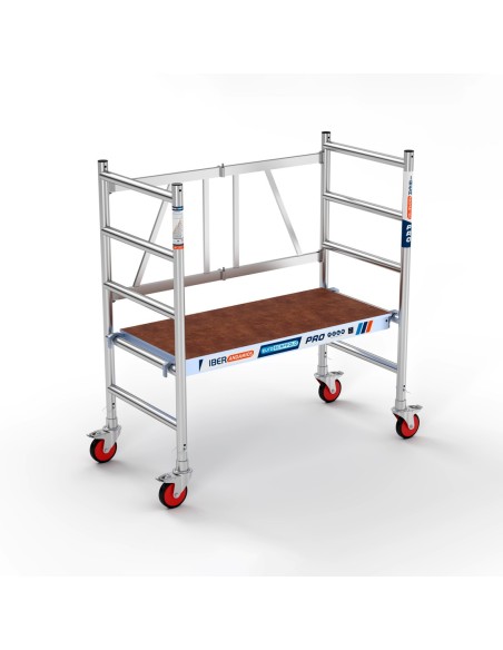 Andaime dobrável COMPACT MODULO 1 - 75x150 plataforma 150 sem escotilha -  3,00 m de altura de trabalho