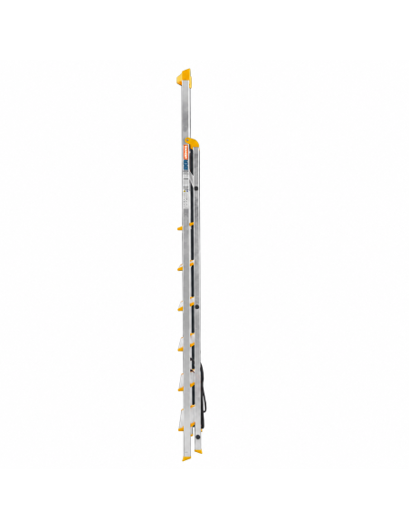 Escalera aluminio 7 peldaños comodos 12 cms