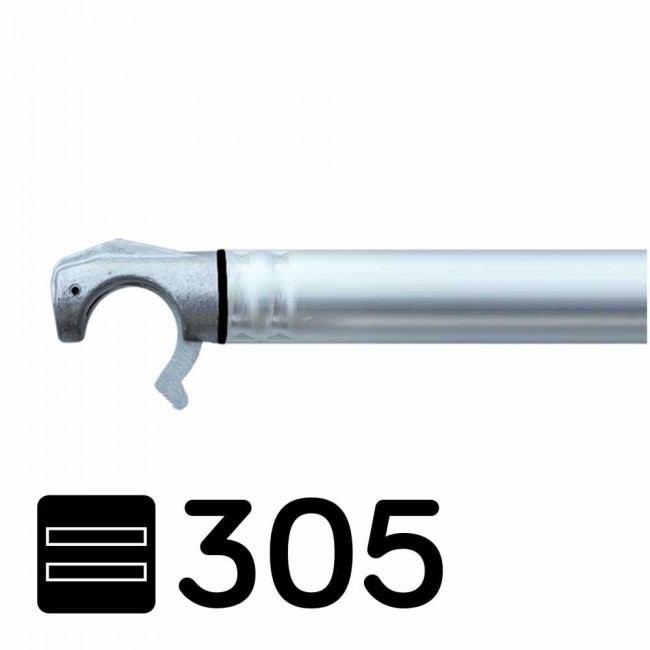 Torre de andaimes europeu móvel mais alumínio IBERANDAMIOS 135 x 305 com 6,20 m de altura de trabalho