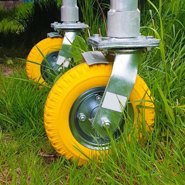 Roda de BORRACHA para JARDIM 200 mm
