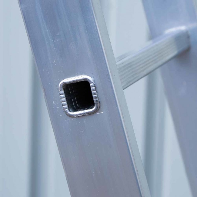 Escada extensível Eurostairs 3x9 certificada com 5 anos de garantia