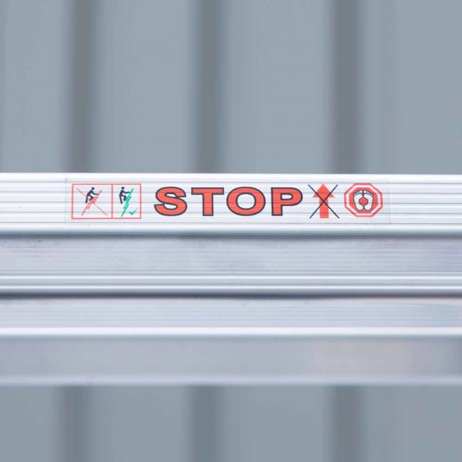 Escada extensível Eurostairs 3x9 certificada com 5 anos de garantia