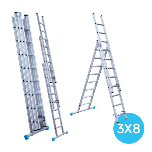 Escada 3x8 EUROSTAIRS certificada com 5 anos de garantia