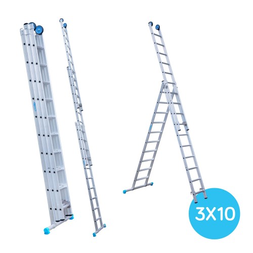 Escada EUROSTAIRS 3x10 certificada com 5 anos de garantia