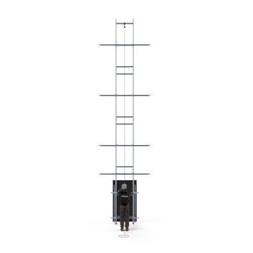 Elevador de painel solar em andaime 8.2 MAT 250