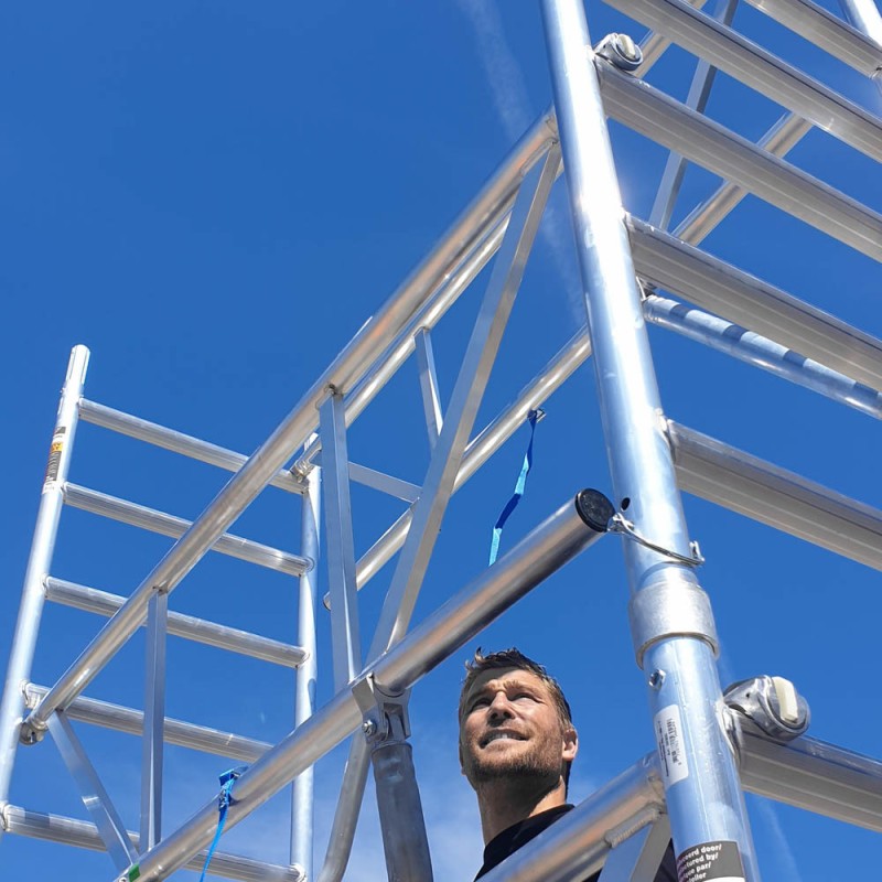 SAFE INSTALL 305 guarda-corpo frontal para torres móveis