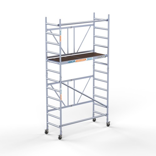 Andamio plegable profesional de aluminio IBERANDAMIOS altura de trabajo 4,70 m