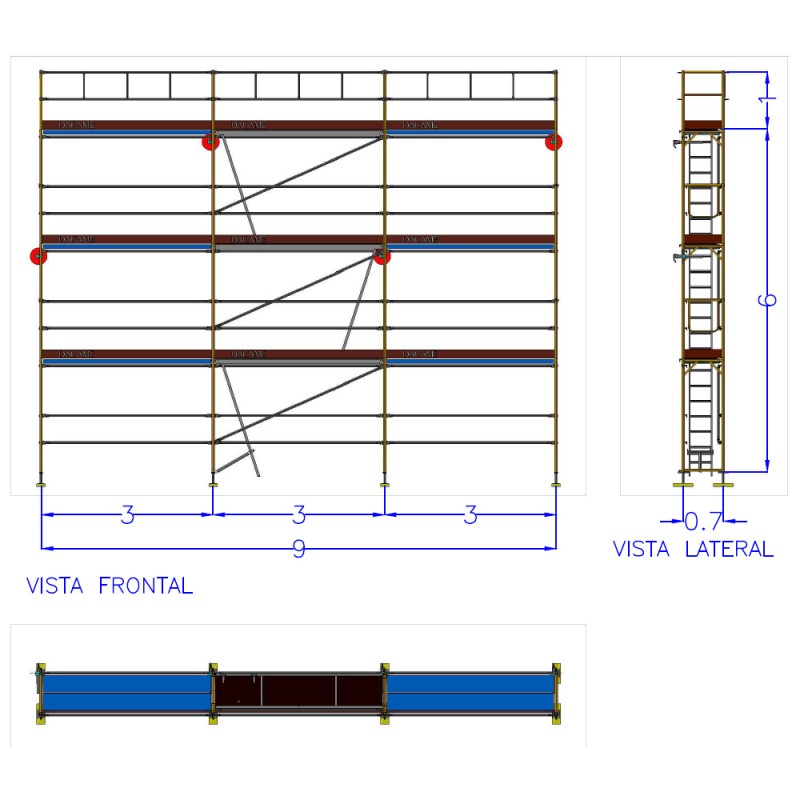 Comprar andamio europeo dino