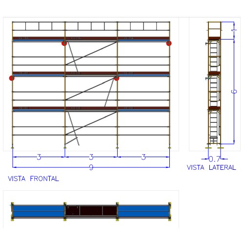 Comprar andamio europeo dino