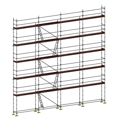 Andamio Multidireccional Meka 48 - 12 metros fachada - 132 m2