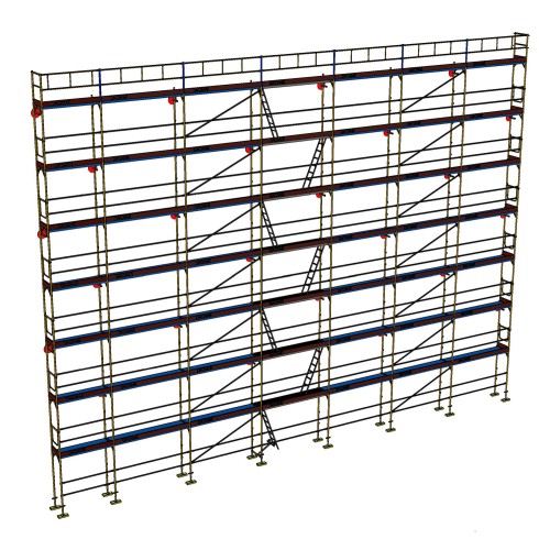 Andamio Europeo Dino 48 - 20 metros fachada - 300 m2