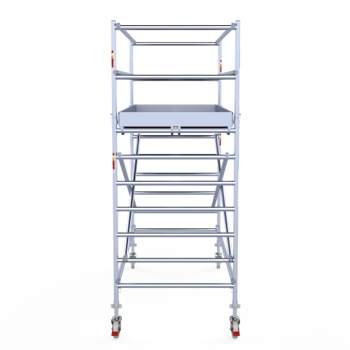 Torre andamio móvil plus de aluminio IBERANDAMIOS 135 x 305 con altura de trabajo 4,20 mts