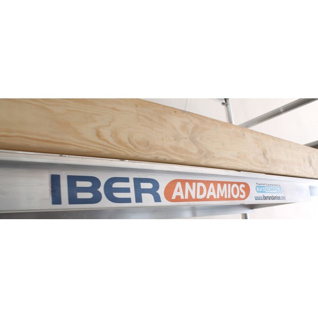 Ripa de madeira para rodapé de andaime